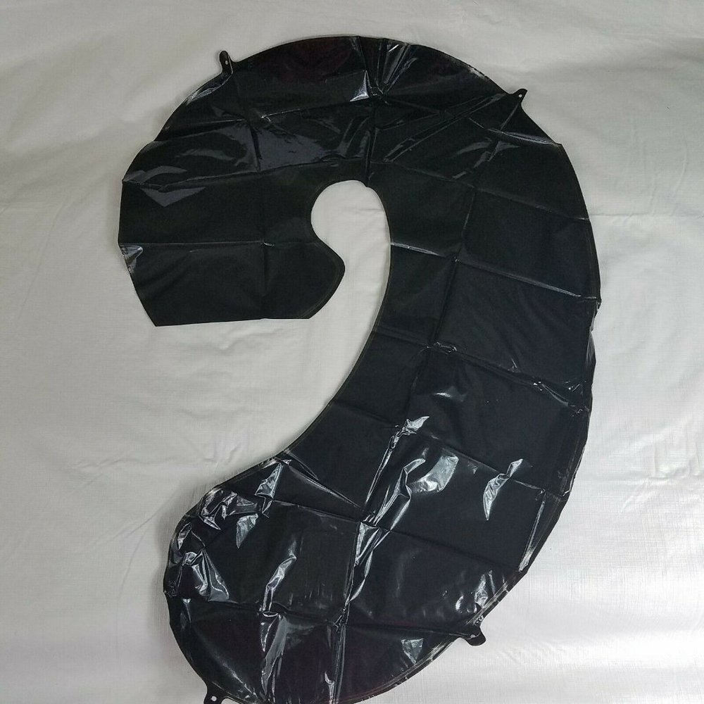 Number Nine Birthday Balloon Black 32-in